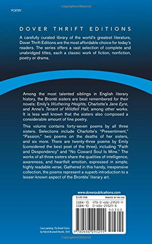 Best Poems Of The Bront Sisters (Dover Thrift Editions) (Dover Thrift Editions: Poetry),New
