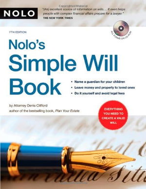 Nolo's Simple Will Book,Used