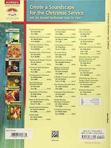 A Virtuosic Christmas: 10 Arrangements of Timeless Christmas Classics (Sacred Performer Collections),Used