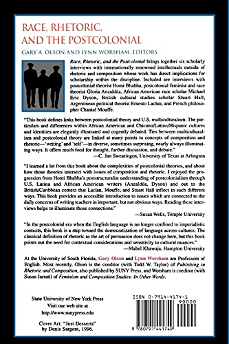 Race, Rhetoric, and the Postcolonial,Used