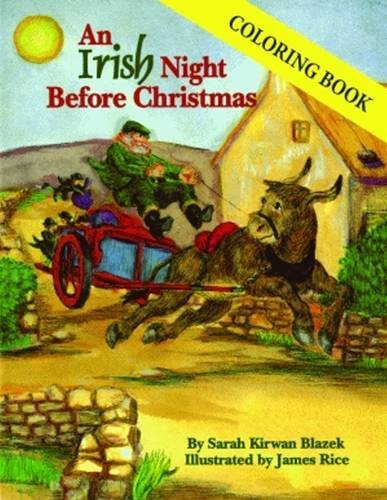 Irish Night Before Christmas Coloring Book, An (The Night Before Christmas Series),Used