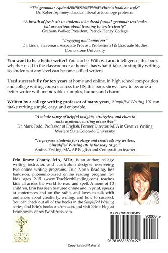 Simplified Writing 101: Top Secrets for College Success,Used