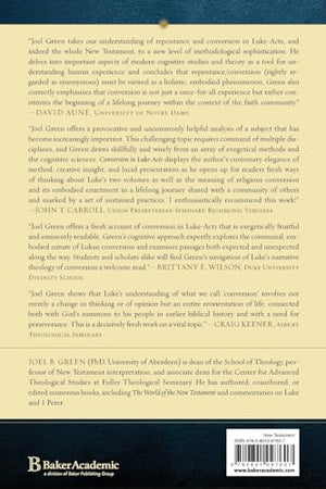 Conversion in LukeActs: Divine Action, Human Cognition, and the People of God,Used