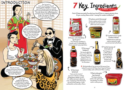 Cook Korean!: A Comic Book With Recipes [A Cookbook]