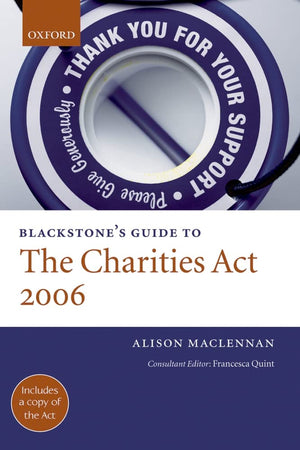 Blackstone's Guide to the Charities Act 2006 (Blackstone's Guides),Used