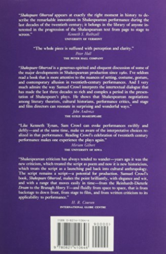 Shakespeare Observed: Studies in Performance on Stage and Screen,Used