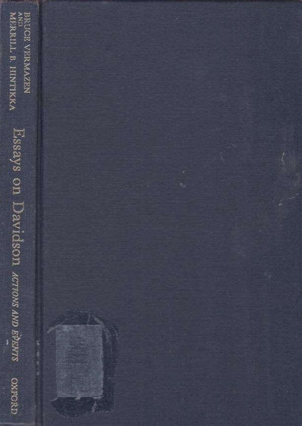 Essays on Davidson: Actions and Events,Used