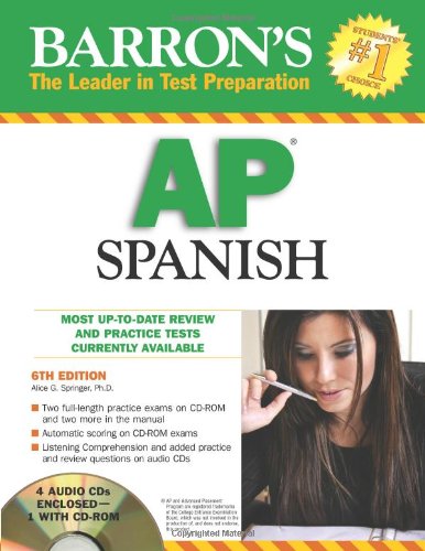 Barron's AP Spanish 2008,Used