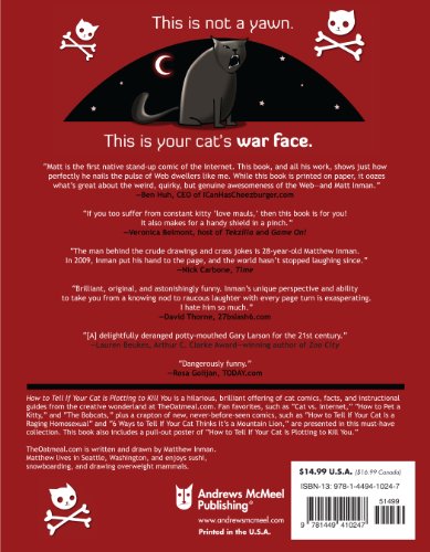 How To Tell If Your Cat Is Plotting To Kill You (The Oatmeal) (Volume 2),Used