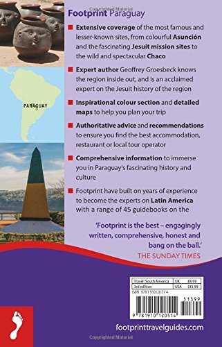 Paraguay Handbook (Footprint  Handbooks),Used