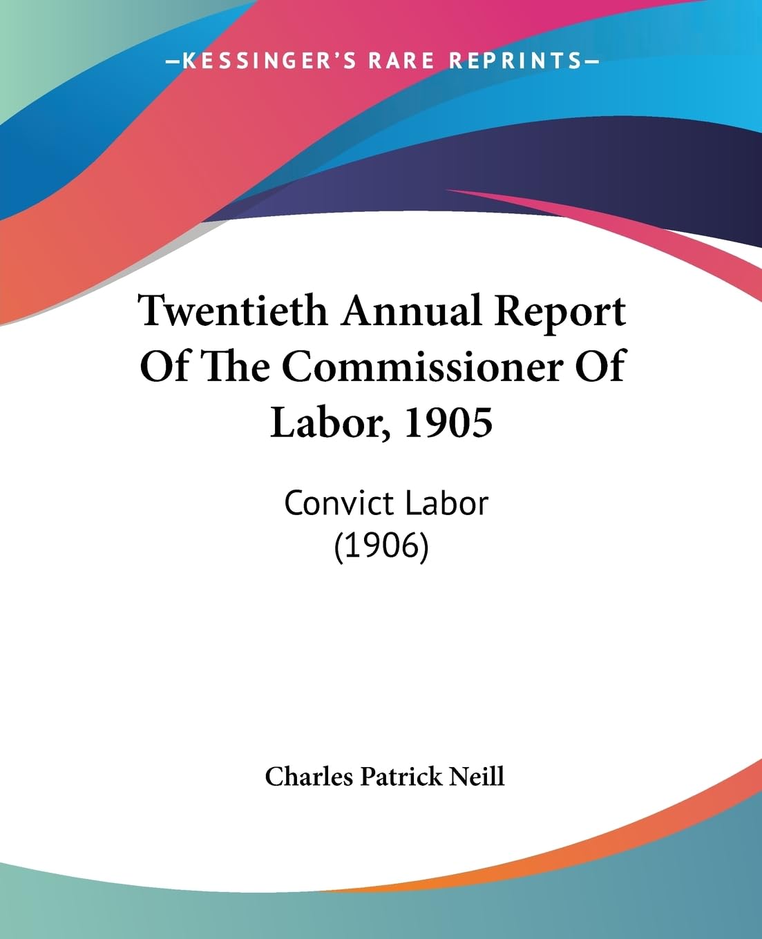 Twentieth Annual Report Of The Commissioner Of Labor, 1905: Convict Labor (1906),New