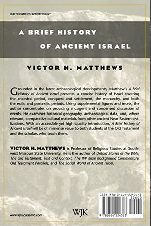 A Brief History of Ancient Israel,Used