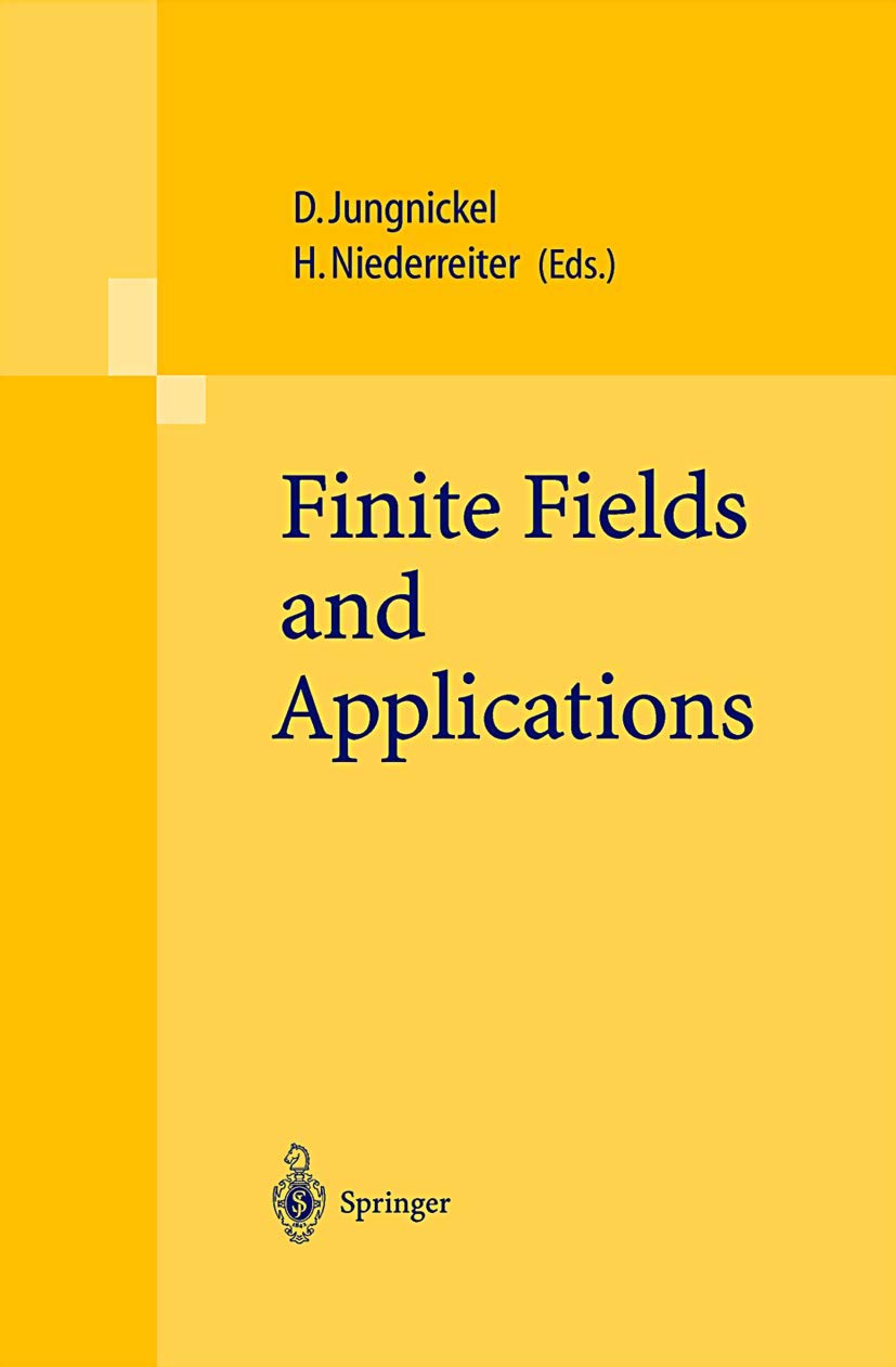 Finite Fields and Applications: Proceedings of The Fifth International Conference on Finite Fields and Applications Fq 5, held a,Used