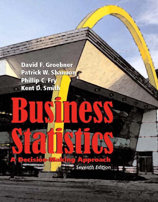 Business Statistics: A Decision Making Approach,Used