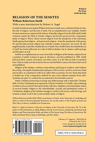 Religion of the Semites: The Fundamental Institutions,Used