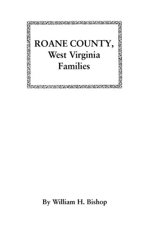 Roane County, West Virginia Families,Used