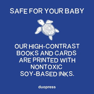 Duopress Hello, Baby Animals: High-Contrast Book for Parents & Caregivers