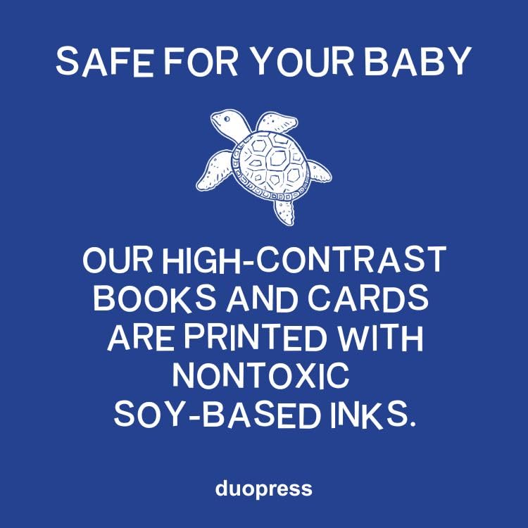 Duopress Hello, Baby Animals: High-Contrast Book for Parents & Caregivers
