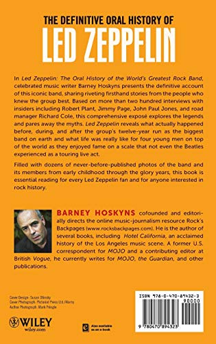 Led Zeppelin: The Oral History of the World s Greatest Rock Band