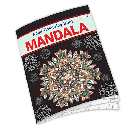 Mandala - Adult Colouring Book : Intricate Mandala Coloring Pages, Colouring For Mindfulness, Peaceful Art Book For Relaxation