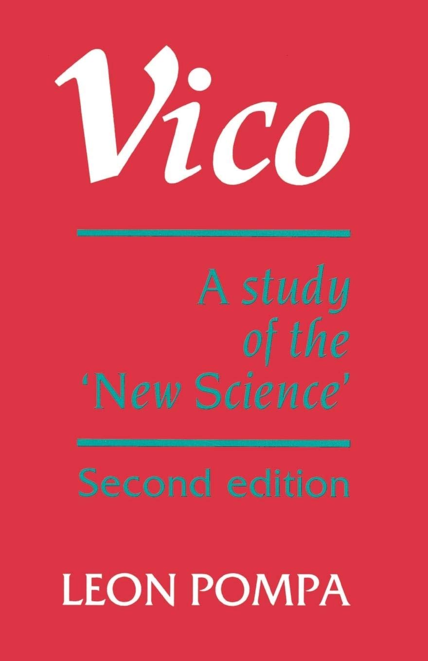 Vico: A Study of the New Science, 2nd Edition,Used