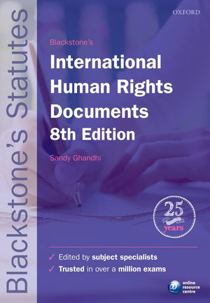 Blackstone's International Human Rights Documents (Blackstone's Statutes),Used
