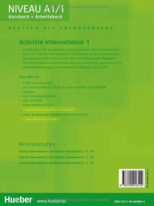 Schritte international 1. Kursbuch + Arbeitsbuch mit AudioCD zum Arbeitsbuch und interaktiven bungen,Used
