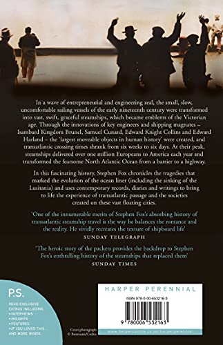 The Ocean Railway: Isambard Kingdom Brunel, Samuel Cunard and the Revolutionary World of the Great Atlantic Steamships,Used