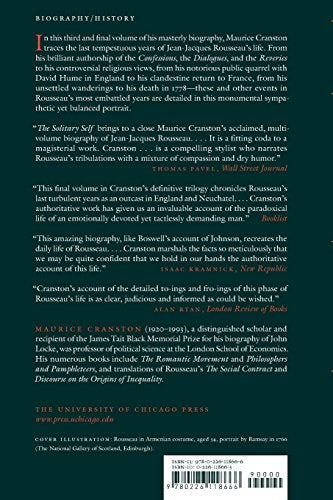 The Solitary Self: JeanJacques Rousseau in Exile and Adversity,Used