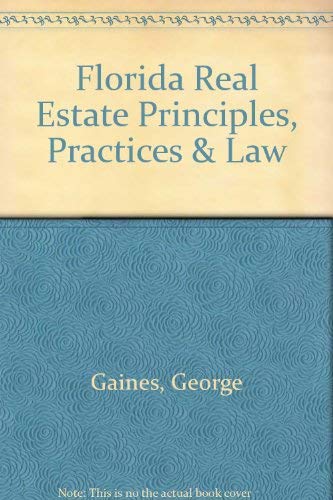 Florida Real Estate Principles, Practices & Law,Used