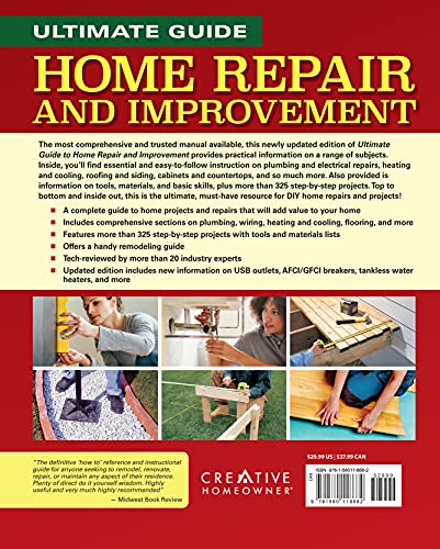 Ultimate Guide to Home Repair and Improvement, 3rd Updated Edition: Proven MoneySaving Projects, 3,400 Photos & Illustrations (,Used
