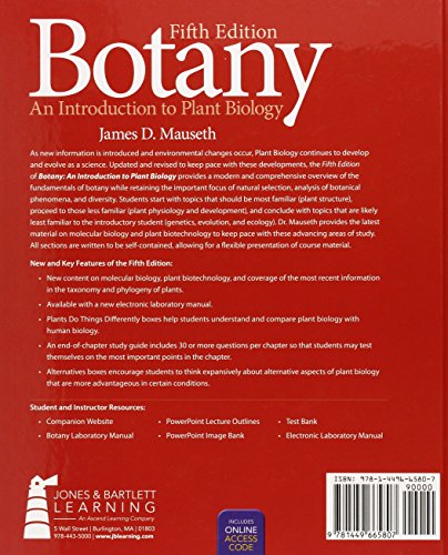Botany: An Introduction to Plant Biology,Used