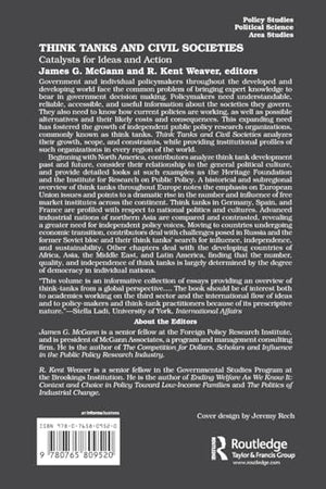 Think Tanks and Civil Societies: Catalysts for Ideas and Action,Used