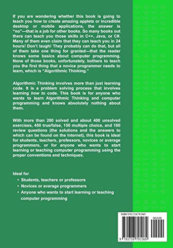 C++ and Algorithmic Thinking for the Complete Beginner  Compact Edition: Learn to Think Like a Programmer,Used