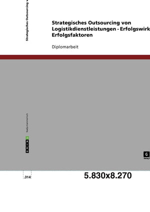 Strategisches Outsourcing Von Logistikdienstleistungen. Erfolgswirkung, Erfolgsfaktoren (German Edition),Used