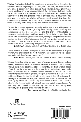 Rural Women in Urban China: Gender, Migration, and Social Change,Used