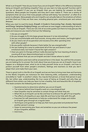 Empath: A Guide to Overcoming Fear, Anxiety, Narcissists, and Energy Vampires  Dodging Energy,Used