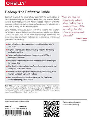Hadoop: The Definitive Guide: Storage And Analysis At Internet Scale