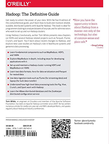 Hadoop: The Definitive Guide: Storage And Analysis At Internet Scale