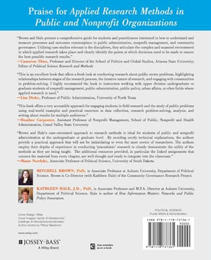 Applied Research Methods in Public and Nonprofit Organizations,Used