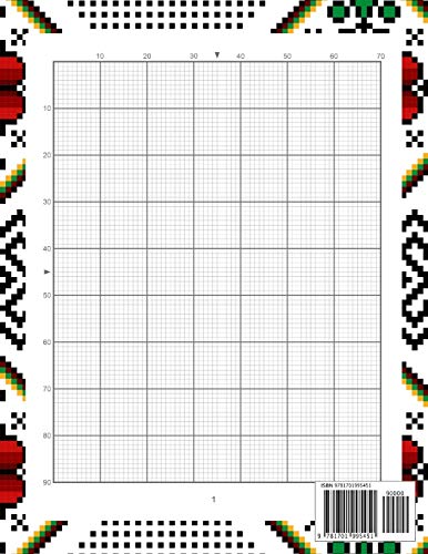 Cross Stitch Graph Paper Notebook: Cross Stitching 10 Lines Per Inch Graphing Notebook Passion For Cross Stitch Creating Pattern-new