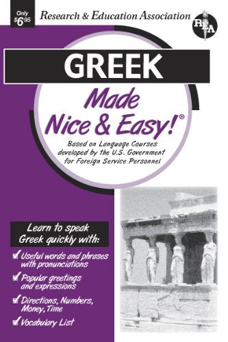 Greek Made Nice & Easy (Language Learning),Used