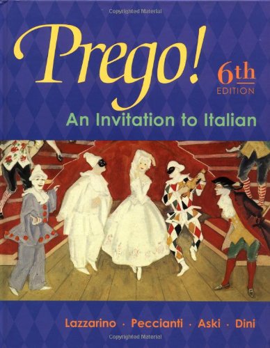 Prego! An Invitation To Italian (Student Edition),New