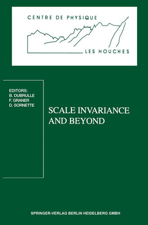 Scale Invariance and Beyond: Les Houches Workshop, March 1014, 1997 (Centre de Physique des Houches, 7),Used