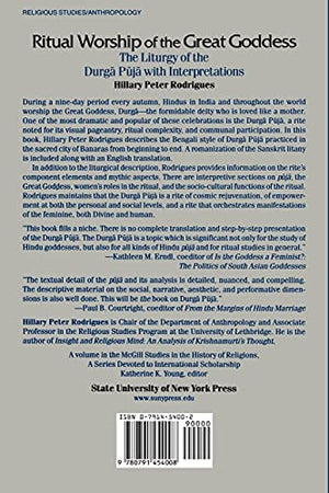 Ritual Worship of the Great Goddess: The Liturgy of the Durga Puja With Interpretations,Used