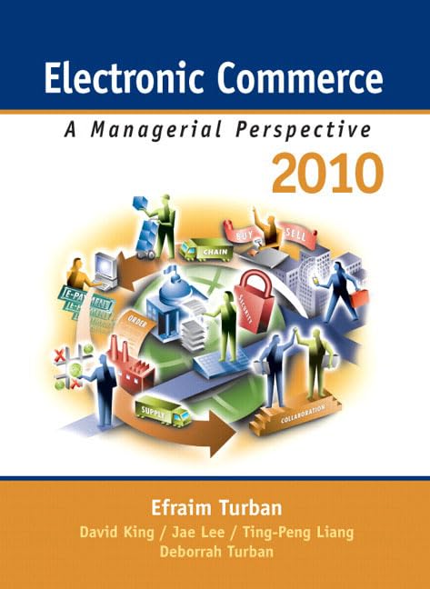 Electronic Commerce 2010: A Managerial Perspective,Used