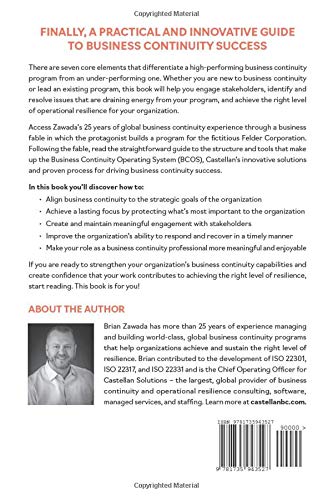 The Business Continuity Operating System: What the Best do Differently to Achieve Success,Used