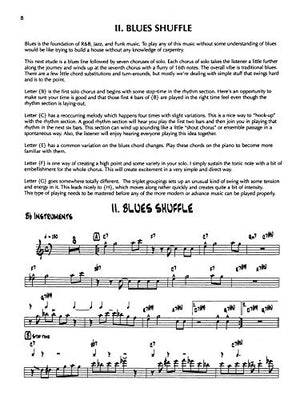 14 Blues & Funk Etudes: Bflat Instrument (Tenor Sax, Soprano Sax, Clarinet), Book & 2 Cds,Used