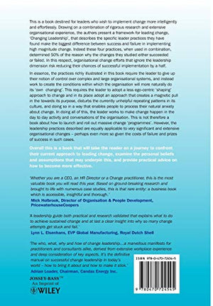 Sustaining Change: Leadership That Works,Used