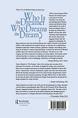 Who Is the Dreamer, Who Dreams the Dream?: A Study of Psychic Presences (Relational Perspectives Book Series),Used